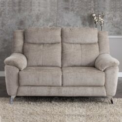 Mankato Fabric 2 Seater Sofa In Fossil