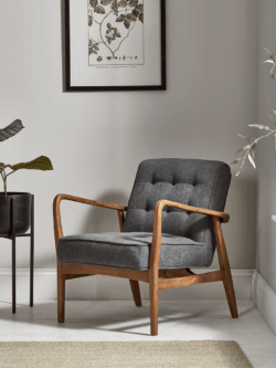 Mid Century Armchair - Linen