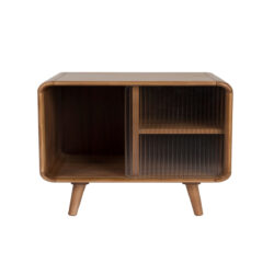 Rise Side Table / Bedside Table - Walnut
