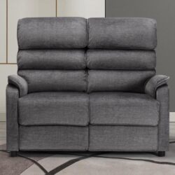 Sanur Fabric 2 Seater Sofa In Grey