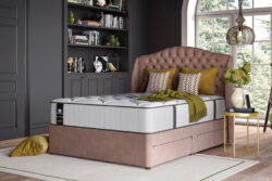 Sealy Webber Elevate Ultra Posturepedic Mattress + Premium Divan Bed, Bednextday_Silver, No Storage, Single