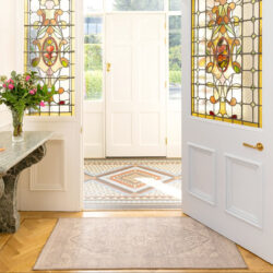 Soft Washable Beige Doormat - Mariana - Soft Washable - 80cm x 150cm