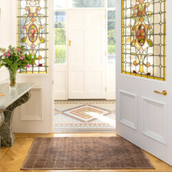 Soft Washable Brown Doormat - Mabel - Soft Washable - 80cm x 150cm