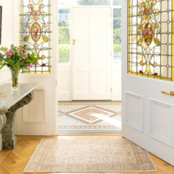 Soft Washable Cream Doormat - Adeline - Soft Washable - 80cm x 150cm