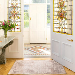Soft Washable Distressed Doormat - Ernest - Soft Washable - 80cm x 150cm