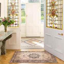Soft Washable Heritage Doormat - Hazel - Soft Washable - 80cm x 150cm