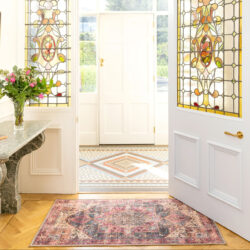 Soft Washable Multicolour Doormat - Delphine - Soft Washable - 80cm x 150cm
