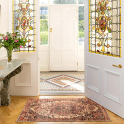 Soft Washable Terracotta Doormat - Verity - Soft Washable - 80cm x 150cm