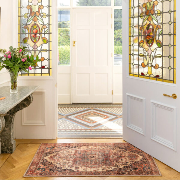 Soft Washable Terracotta Doormat - Verity - Soft Washable - 80cm x 150cm