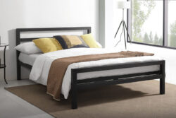Time Living City Block Black Bed Frame, Small Double