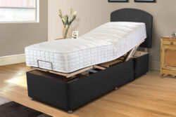 Uplift Elevate Comfort Foam Adjustable Bed and Mattress Set, Bednextday_Silver, No Storage, Adjustable Small Single