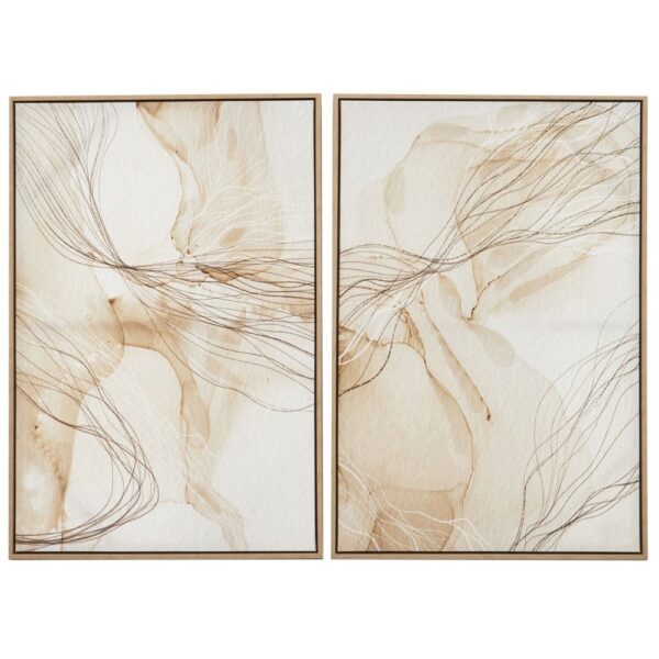 Abbey Scribble Design Set of 2 Wall Art