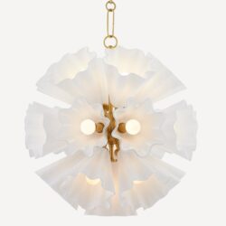 Capri 22 Light Chandelier - Aged Brass