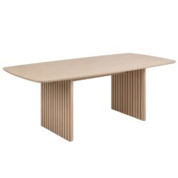 Carlisle Wooden Rectangular Dining Table In Oak