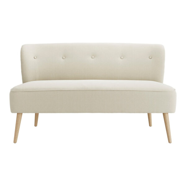 Cotswold 2 Seater Sofa - Sand & Blonde Wood