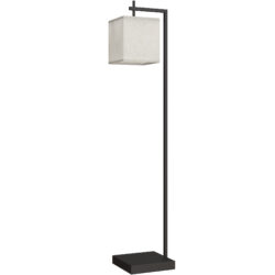 HOMCOM Floor Lamp for Living Room, 66" Modern Tall Standing Lamp with Adjustable Colour Temperatures & 10 Brightness Levels, Remote Control and Foot Switch for Bedroom Office, 9W LED Bulb Included