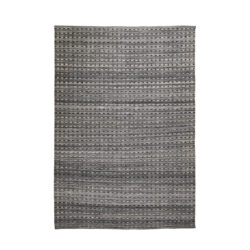 Indoor Outdoor Double Stitch Design Rug Large - Grey