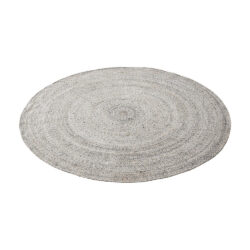Indoor Outdoor Tweed Rug - Warm Grey