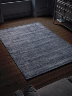 Navy Lustre Rug - Large