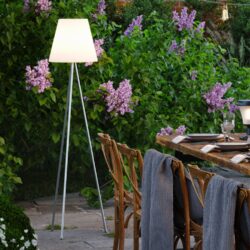 Rosalind Solar USB Floor Lamp