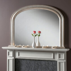 Yidu Arched Wall Mirror - Silver / Large