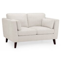 Abilene Fabric 2 Seater Sofa In Beige