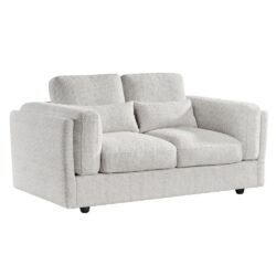 Barrie Fabric 2 Seater Sofa In Beige