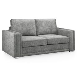 Benalto Fabric 3 Seater Sofa In Charcoal