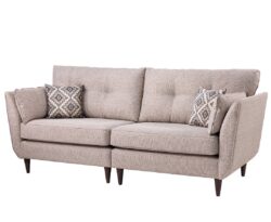 Capri Natural Fabric 3 Seater Sofa