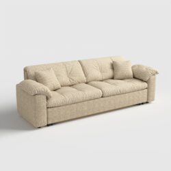 Cottonfy Multifunctional Sleeper Pull Out 2 Seater Sofa Bed with Storage Space