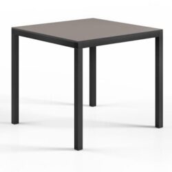 Henry Turtle Dove Dining Table Square With Anthracite Legs