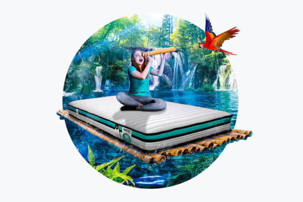 Single (3' x 6'3") - Jay-Be Quest Q1 Eco Deep E-Sprung Kids Single Mattress
