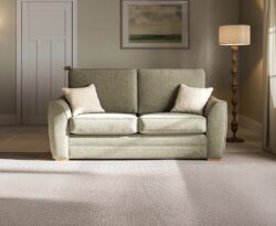 Bella Light Green Fabric 2 Seater Sofa