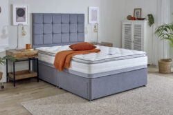 Spring King Harmony 2000 Ortho Pillow Top Mattress, European Double