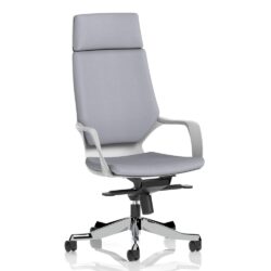 Xenia High Back Fabric Office Chair With Arms In Shell
