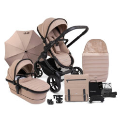 iCandy Peach 7 Pushchair and Carrycot Complete Bundle, Cookie