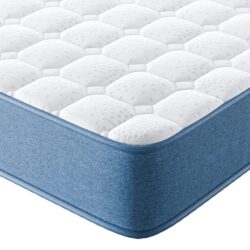 Hybrid Mattress Memory Foam Pocket Sprung Mattress with 7-Zone Orthopaedic, Single (90x190x20.5cm)
