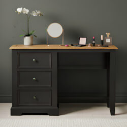 Charlton Oak and Black Painted Dressing Table