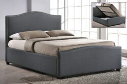 Time Living Brunswick Grey Ottoman Bed Frame, Double