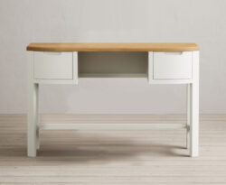 Bradwell Oak and Signal White Painted Dressing Table
