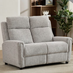 Medinah Fabric 2 Seater Sofa - Ash
