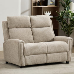 Medinah Fabric 2 Seater Sofa - Beige