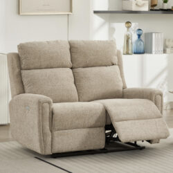 Medinah Fabric Electric 2 Seater Sofa - Beige