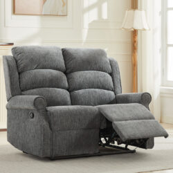 Rosenberg Fabric Recliner 2 Seater Sofa - Anthracite