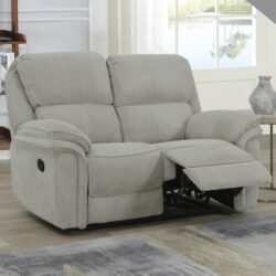 Wauchula Fabric Recliner 2 Seater Sofa - Beige
