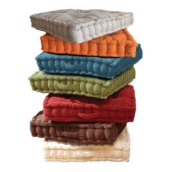 Armchair Booster Cushions, Size 50 X 50 X in Terracotta