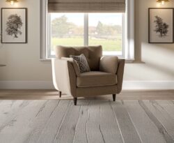 Capri Caramel Fabric Armchair