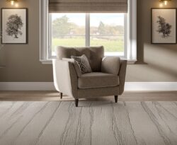 Capri Mushroom Fabric Armchair