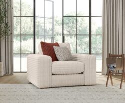 Milan Natural Fabric Armchair