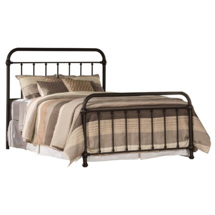 Full Kirkland Bed Set with Frame Included Bronze - Hillsdale Furniture